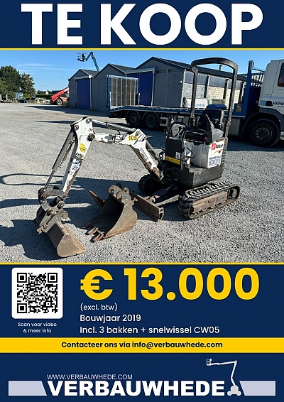 Aanbouwdelen graafkraan huren BOBCAT E10 z: foto 6