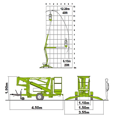 Veiligheidsharnas huren Nifty Lift Nifty 120 T: foto 6